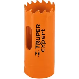 Sierra de copa Bimetalicas 1" o 25.4mm, dientes de acero alta velocidad, Para metal y Madera, COBI-1 18088 Truper Truper-Sierra 