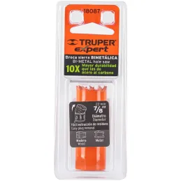 Sierra de copa Bimetalicas 7/8" o 22.2mm, dientes de acero alta velocidad, Para metal y Madera, COBI-7/8 18087 Truper Truper-Sie