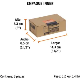 Sierra de copa Bimetalicas 7/8" o 22.2mm, dientes de acero alta velocidad, Para metal y Madera, COBI-7/8 18087 Truper Truper-Sie