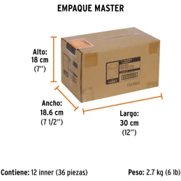 Sierra de copa Bimetalicas 7/8" o 22.2mm, dientes de acero alta velocidad, Para metal y Madera, COBI-7/8 18087 Truper Truper-Sie