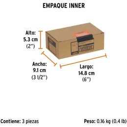 Sierra de copa Bimetalicas 3/4" o 19mm, dientes de acero alta velocidad, Para metal y Madera, COBI-3/4 18086 Truper Truper-Sierr