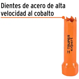 Sierra de copa Bimetalicas 9/16" o 14.3mm, dientes de acero alta velocidad, Para metal y Madera, COBI-9/16 18084 Truper Truper-S