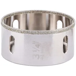 Sierra de copa 3 1/4" o 82.5mm, con borde de diamante, alto rendimiento, cortes finos y rapidos, COAZ-3-1/4 17137 Truper Truper-