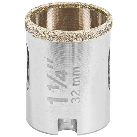 Sierra de copa 1 1/4" o 31.7mm, con borde de diamante, alto rendimiento, cortes finos y rapidos, COAZ-1-1/4 17128 Truper Truper-