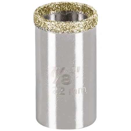 Sierra de copa 7/8" o 22.2mm, con borde de diamante, alto rendimiento, cortes finos y rapidos, COAZ-7/8 17125 Truper Truper-Sier