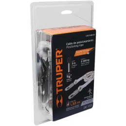 Cables de Posicionamiento 2m GAcero Seguridad Proteccion 2268kg Truper CAB-5489-20 14436 Truper-Cables de Posicionamiento 2m GAc