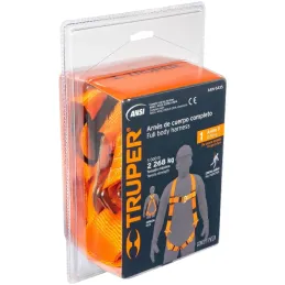 Arnes de Cuerpo completo 1 anillo contra caidas, Cinta de 40mm, Carga 100kg, ARN-5435 14432 Truper Truper-Arnes de Cuerpo comple