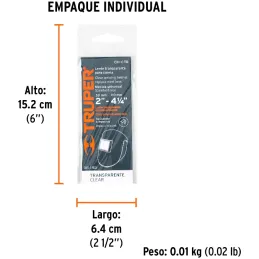 Lente de Repuesto Para Mascara de Soldar CASO-3 y CASO-300-P, TRANSPARENTE, CRI-C-TR 14278 Truper Truper-Lente de Repuesto Para 