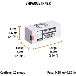 Lente de Repuesto Para Mascara de Soldar CASO-3 y CASO-300-P, TRANSPARENTE, CRI-C-TR 14278 Truper Truper-Lente de Repuesto Para 