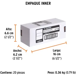 Lente de Repuesto Para Mascara de Soldar CASO-3 y CASO-300-P, SOMBRA 14, CRI-C-14 14277 Truper Truper-Lente de Repuesto Para Mas