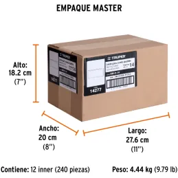 Lente de Repuesto Para Mascara de Soldar CASO-3 y CASO-300-P, SOMBRA 14, CRI-C-14 14277 Truper Truper-Lente de Repuesto Para Mas