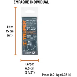 Lente de Repuesto Para Mascara de Soldar CASO-3 y CASO-300-P, SOMBRA 12, CRI-C-12 14276 Truper Truper-Lente de Repuesto Para Mas