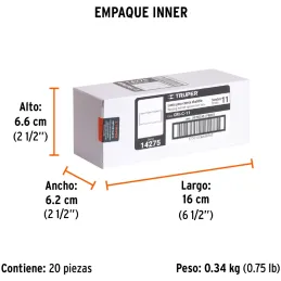 Lente de Repuesto Para Mascara de Soldar CASO-3 y CASO-300-P, SOMBRA 11, CRI-C-11 14275 Truper Truper-Lente de Repuesto Para Mas