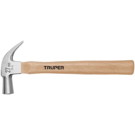 Martillos 14oz Cabeza Conica C27mm Ucurva MMadera13" Truper 10560 Truper-Martillos 14oz Cabeza Conica C27mm Ucurva MMadera13" Tr