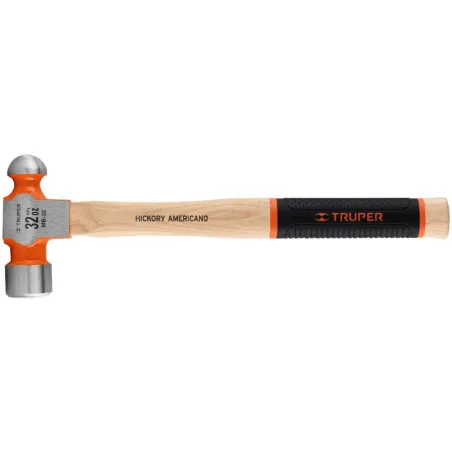 Martillos 32oz Cabeza Bola C39mm MHickoryGrip16" Truper 16904 Truper-Martillos 32oz Cabeza Bola C39mm MHickoryGrip16" Truper 169