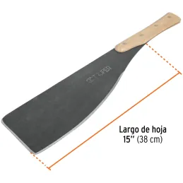Machetes Cañero 15", Mango de Madera Remachado, 1001-PA 11946 Truper Truper-Machetes Cañero 15", Mango de Madera Remachado, 1001