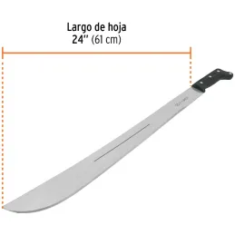 Machetes Sable 24" Cacha negra Remachado Truper 11945 Truper-Machetes Sable 24" Cacha negra Remachado Truper 11945 Hoja pulida C