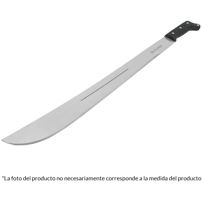 Machetes Sable 22" Cacha negra Remachado Truper 11944 Truper-Machetes Sable 22" Cacha negra Remachado Truper 11944 Hoja pulida C