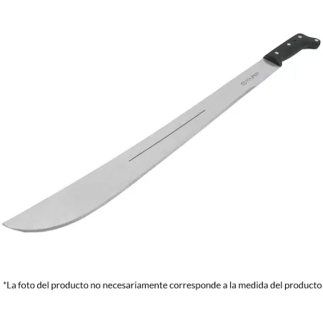 Machetes Sable 22" Cacha negra Remachado Truper 11944 Truper-Machetes Sable 22" Cacha negra Remachado Truper 11944 Hoja pulida C