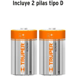 Linternas LED 500lm AltaPotencia 250m 22H 2PilasD Aluminio Truper 18813 Truper-Linternas LED 500lm AltaPotencia 250m 22H 2PilasD