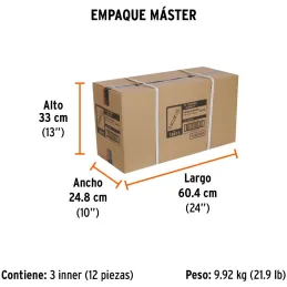 Linternas LED 500lm AltaPotencia 250m 22H 2PilasD Aluminio Truper 18813 Truper-Linternas LED 500lm AltaPotencia 250m 22H 2PilasD
