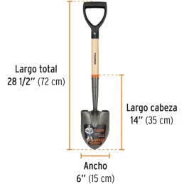 Lampas Cajueleras Redonda T-2000 28-1/2" 15x35x72cm PuñoD Truper 17193 Truper-Lampas Cajueleras Redonda T-2000 28-1/2" 15x35x72c