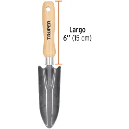 Juego de 4 Herramientas para Jardin 6 Pulgadas, Transplantador, cuchara, bieldo, cultivador, JJ-4 15030 Truper Truper-Juego de 4