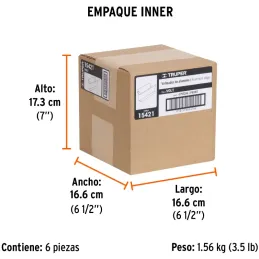 Gruña Canto AAluminio 380 Crear Marca de Ranura Truper 15421 Truper-Gruña Canto AAluminio 380 Crear Marca de Ranura Truper 15421