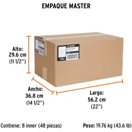 Gruña Centro AAluminio380 Crea Marca de Ranura Truper 15424 Truper-Gruña Centro AAluminio380 Crea Marca de Ranura Truper 15424 F