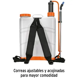 Fumigador de Mochila 20L Bombeo Lateral Truper 14193 Truper-Fumigador de Mochila 20L Bombeo Lateral Truper 14193 Lanza de acero 
