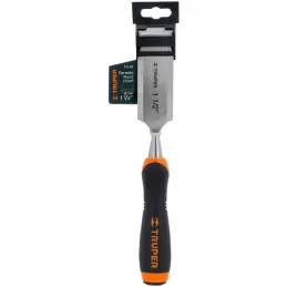 Formones 1 1/2", en acero al cromo vanadio, Mango Ergonomico Confort Grip, FT-1-1/2 14639 Truper Truper-Formones 1 1/2", en acer