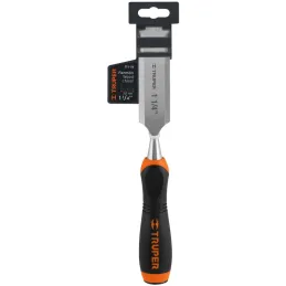 Formones 1 1/4", en acero al cromo vanadio, Mango Ergonomico Confort Grip, FT-1-1/4 14636 Truper Truper-Formones 1 1/4", en acer
