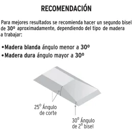 Formones 1", en acero al cromo vanadio, Mango Ergonomico Confort Grip, FT-1 14633 Truper Truper-Formones 1", en acero al cromo v