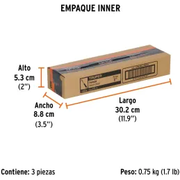 Formones 1", en acero al cromo vanadio, Mango Ergonomico Confort Grip, FT-1 14633 Truper Truper-Formones 1", en acero al cromo v