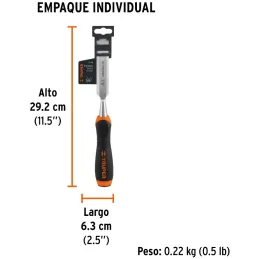 Formones 7/8", en acero al cromo vanadio, Mango Ergonomico Confort Grip, FT-7/8 14630 Truper Truper-Formones 7/8", en acero al c
