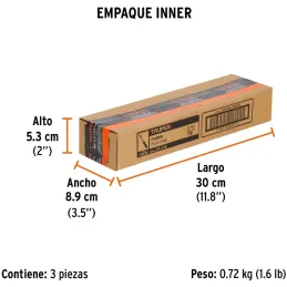 Formones 7/8", en acero al cromo vanadio, Mango Ergonomico Confort Grip, FT-7/8 14630 Truper Truper-Formones 7/8", en acero al c