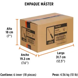 Formones 7/8", en acero al cromo vanadio, Mango Ergonomico Confort Grip, FT-7/8 14630 Truper Truper-Formones 7/8", en acero al c