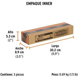 Formones 3/4", en acero al cromo vanadio, Mango Ergonomico Confort Grip, FT-3/4 14627 Truper Truper-Formones 3/4", en acero al c