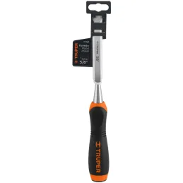Formones 5/8", en acero al cromo vanadio, Mango Ergonomico Confort Grip, FT-5/8 14624 Truper Truper-Formones 5/8", en acero al c