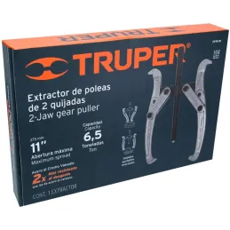 Extractor de Rodajes y Poleas 2 Patas, Apertura max 279mm Alcance max 280mm, EX-P2-10 14499 Truper Truper-Extractor de Rodajes y