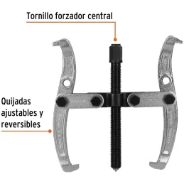 Extractor de Rodajes y Poleas 2 Patas, Apertura max 165mm Alcance max 160mm, EX-P2-6 14498 Truper Truper-Extractor de Rodajes y 