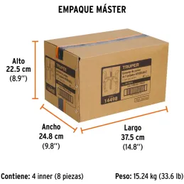 Extractor de Rodajes y Poleas 2 Patas, Apertura max 165mm Alcance max 160mm, EX-P2-6 14498 Truper Truper-Extractor de Rodajes y 