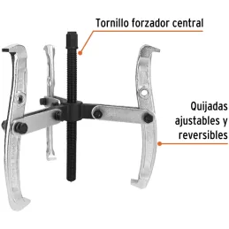 Extractor de Rodajes y Poleas 3 Patas, Apertura max 266mm Alcance max 260mm, EX-P8 14509 Truper Truper-Extractor de Rodajes y Po