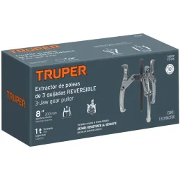 Extractor de Rodajes y Poleas 3 Patas, Apertura max 266mm Alcance max 260mm, EX-P8 14509 Truper Truper-Extractor de Rodajes y Po