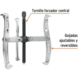 Extractor de Rodajes y Poleas 3 Patas, Apertura max 152mm Alcance max 160mm, EX-P6 14506 Truper Truper-Extractor de Rodajes y Po