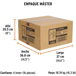 Extractor de Rodajes y Poleas 3 Patas, Apertura max 127mm Alcance max 100mm, EX-P4 14503 Truper Truper-Extractor de Rodajes y Po