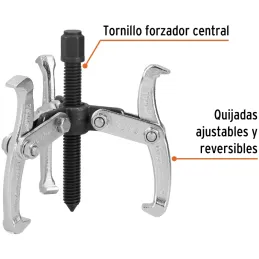 Extractor de Rodajes y Poleas 3 Patas, Apertura max 83mm Alcance max 60mm, EX-P3 14500 Truper Truper-Extractor de Rodajes y Pole