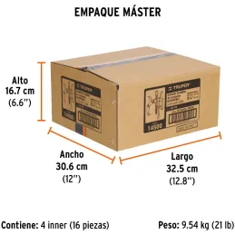 Extractor de Rodajes y Poleas 3 Patas, Apertura max 83mm Alcance max 60mm, EX-P3 14500 Truper Truper-Extractor de Rodajes y Pole