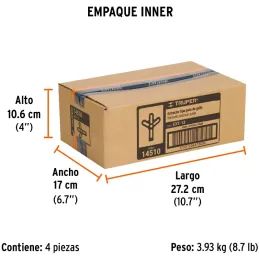 Extractor Pata de Gallo, 13 Piezas, Apertura max 95mm Alcance max 35mm, EXT-13 14510 Truper Truper-Extractor Pata de Gallo, 13 P