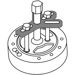 Extractor Pata de Gallo, 15 Piezas, Apertura max 95mm Alcance max 45mm, EXT-15 14511 Truper Truper-Extractor Pata de Gallo, 15 P